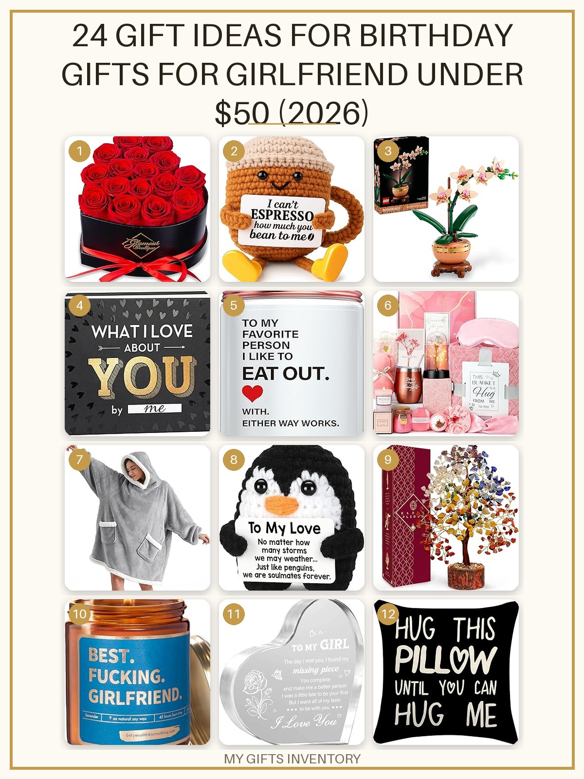 24 Gift Ideas for Birthday Gifts for Girlfriend Under $50 (2026)