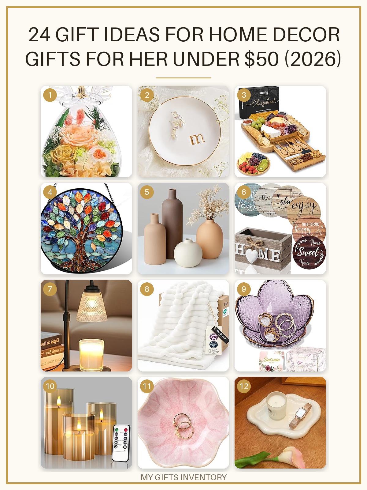 24 Gift Ideas for Home Decor Gifts for Her Under $50 (2026)