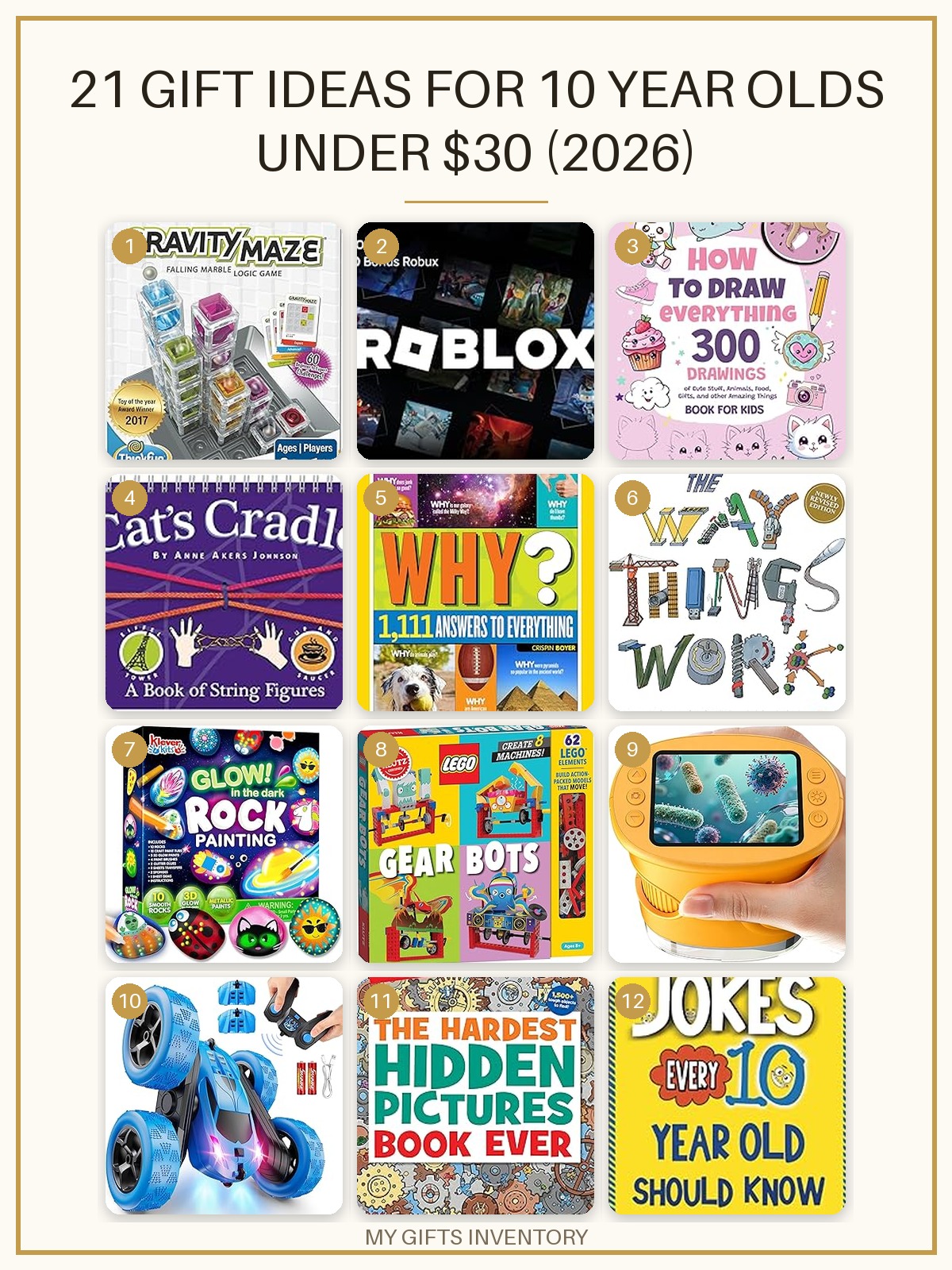 21 Gift Ideas for 10 Year Olds Under $30 (2026)