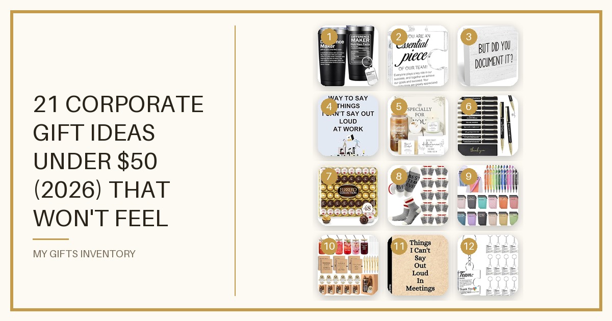 21 Corporate Gift Ideas Under $50 (2026) That Won't Feel Like an Obligation