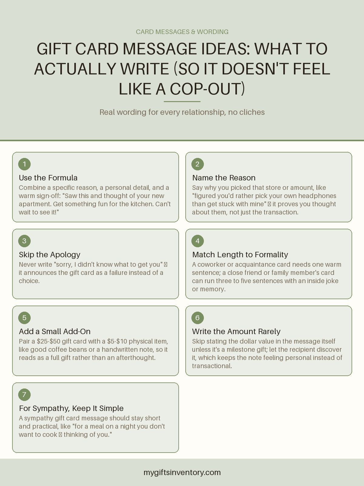 Gift Card Message Ideas: What to Actually Write (So It Doesn't Feel Like a Cop-Out)