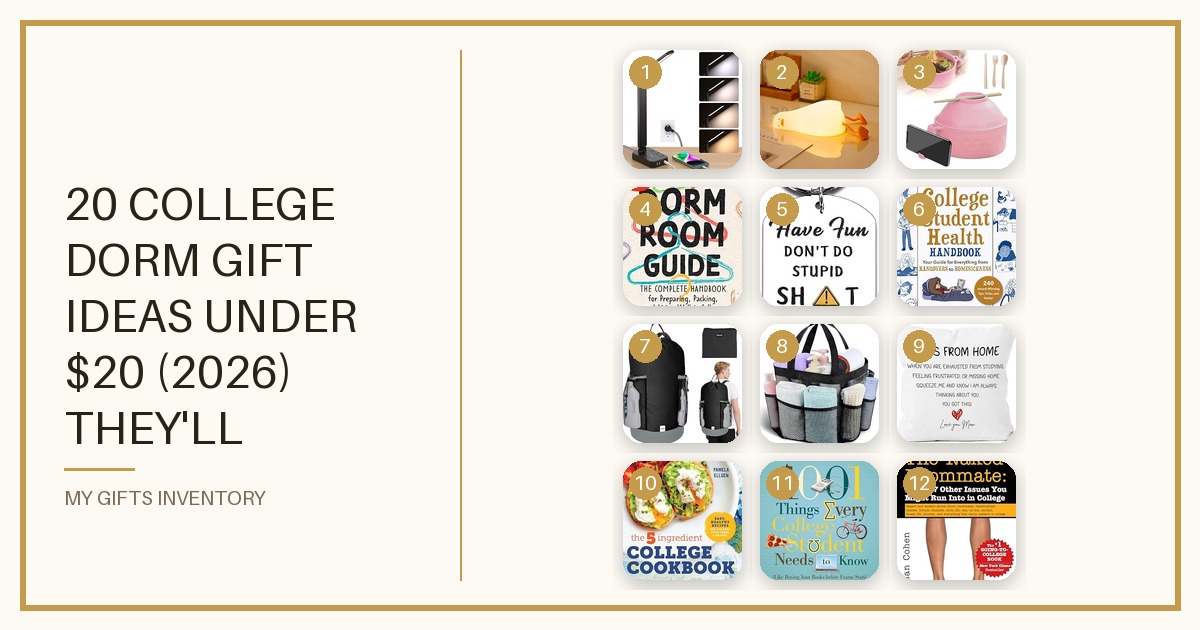 20 College Dorm Gift Ideas Under $20 (2026) They'll Actually Use