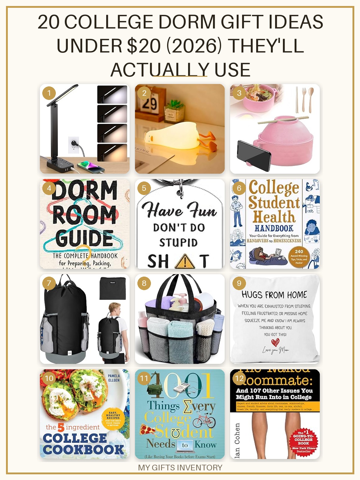 20 College Dorm Gift Ideas Under $20 (2026) They'll Actually Use