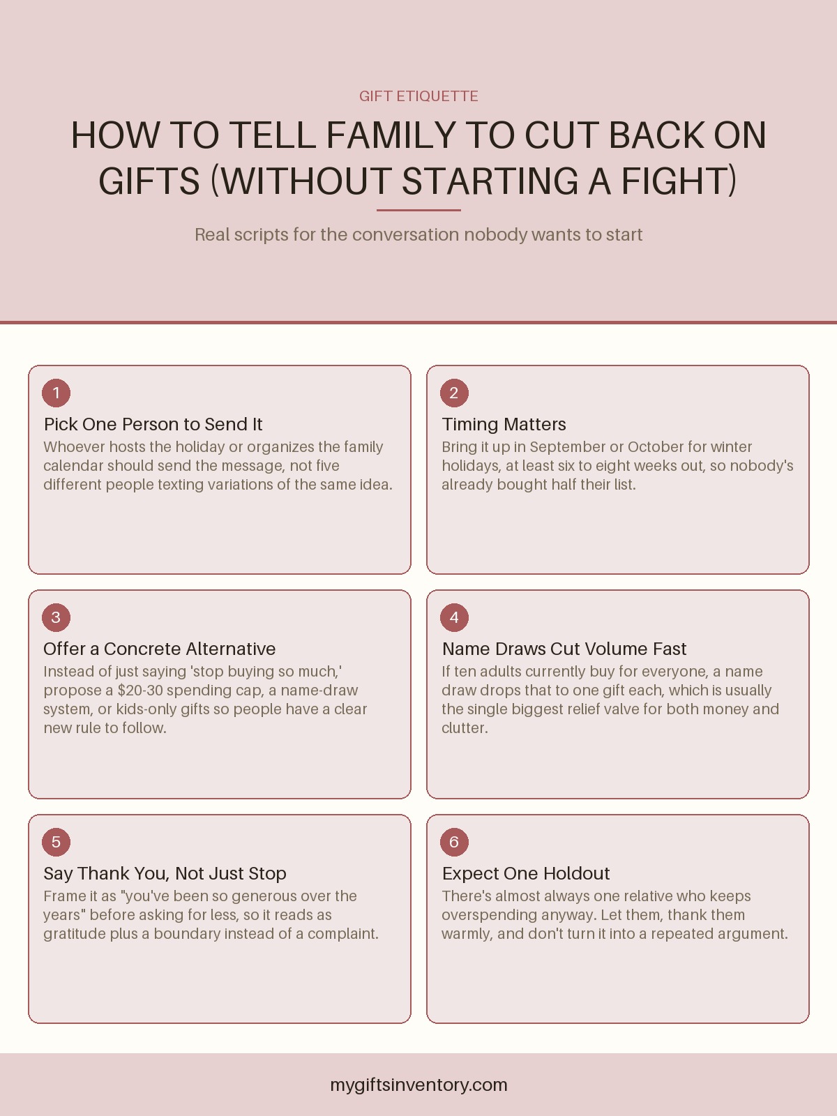 How to Tell Family to Cut Back on Gifts (Without Starting a Fight)