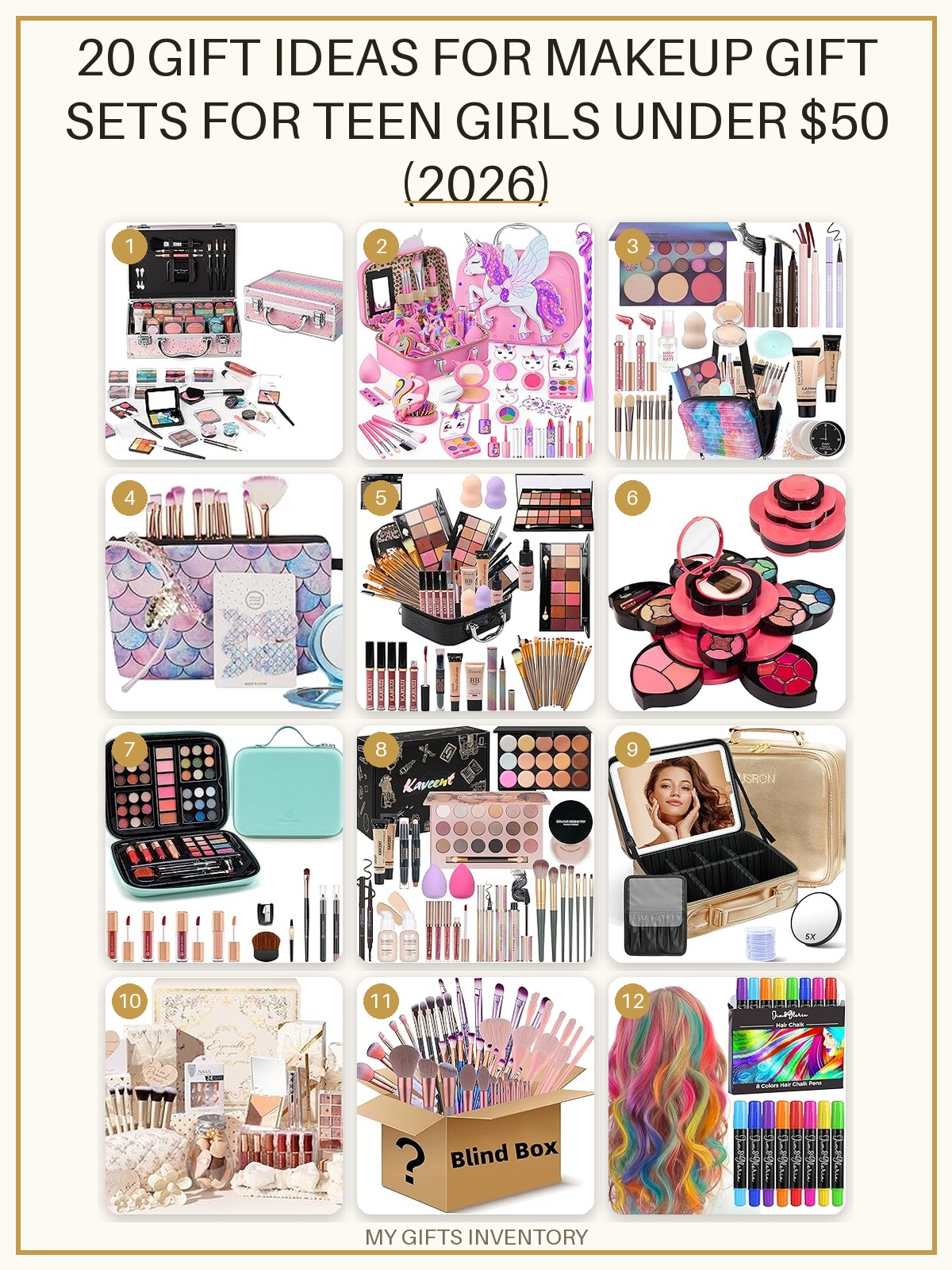 20 Gift Ideas for Makeup Gift Sets for Teen Girls Under $50 (2026)