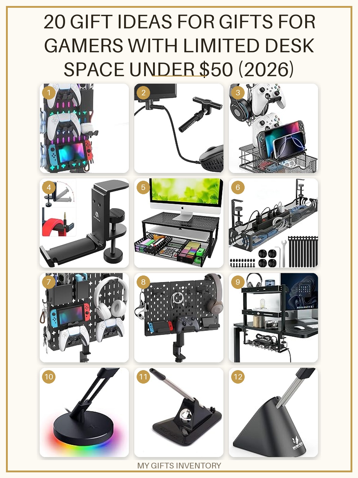 20 Gift Ideas for Gifts for Gamers with Limited Desk Space Under $50 (2026)