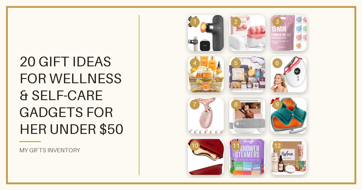 20 Gift Ideas for Wellness & Self-Care Gadgets for Her Under $50 (2026)