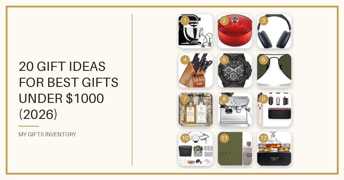 20 Gift Ideas for Best Gifts Under $1000 (2026)