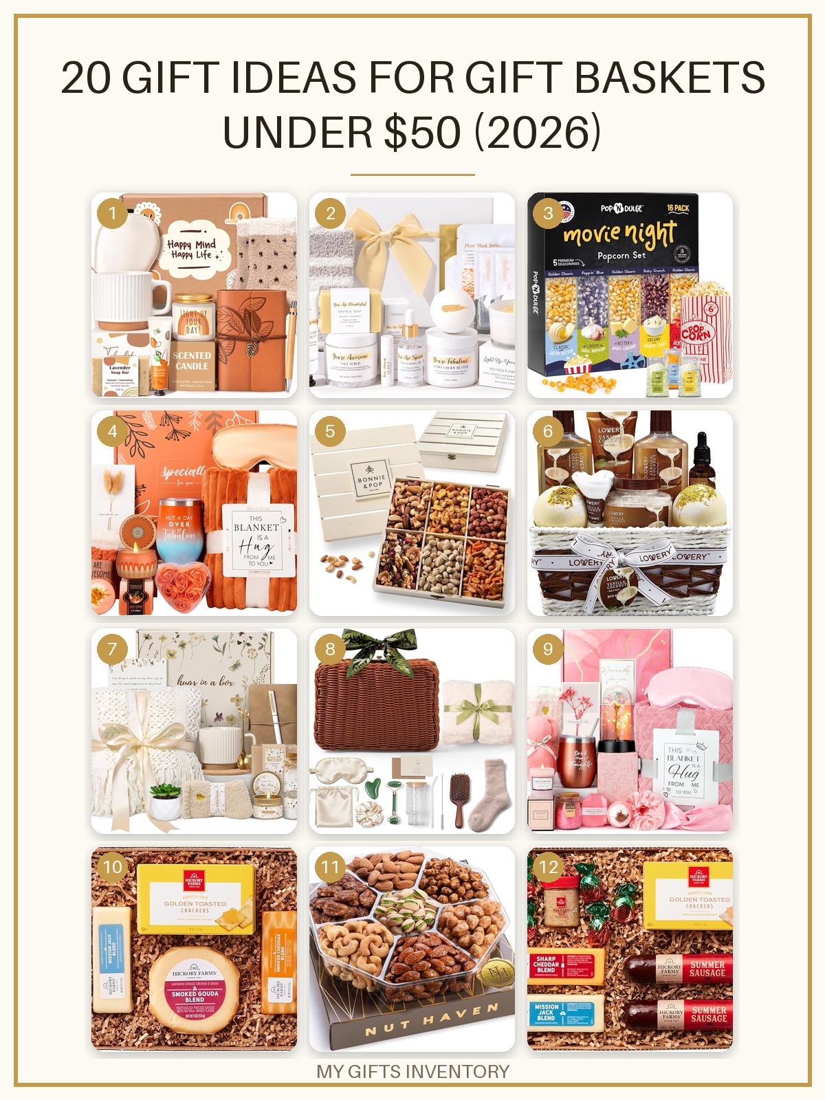 20 Gift Ideas for Gift Baskets Under $50 (2026)
