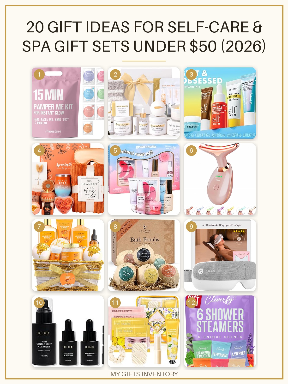 20 Gift Ideas for Self-Care & Spa Gift Sets Under $50 (2026)