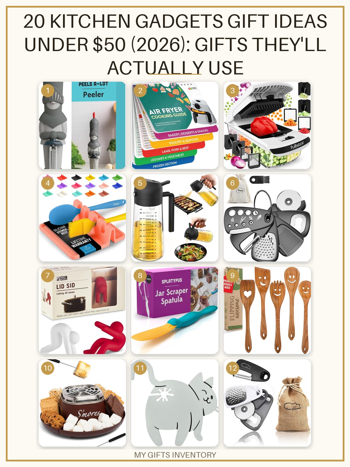 20 Kitchen Gadgets Gift Ideas Under $50 (2026): Gifts They'll Actually Use