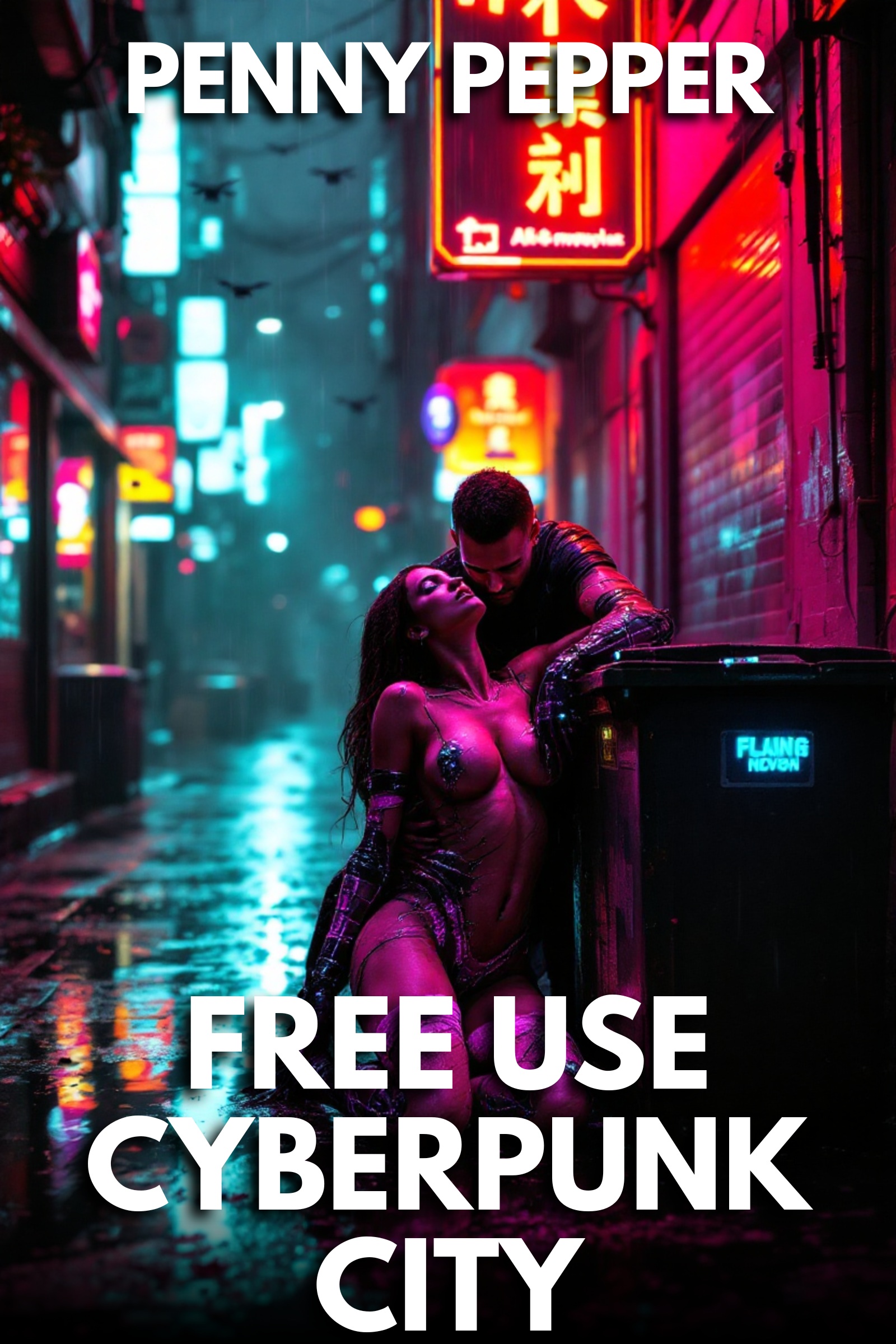 Free Use Cyberpunk City cover