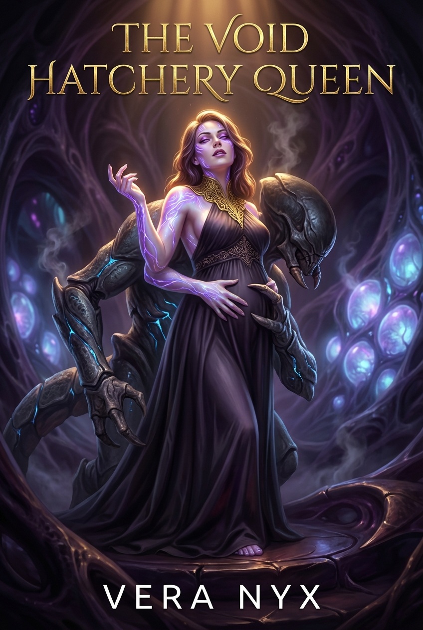 The Void Hatchery Queen: Dark Alien Hive Breeding Romance with Insectile Warriors, Living Hatchery, and Explicit Sci-Fi Monster Erotica cover