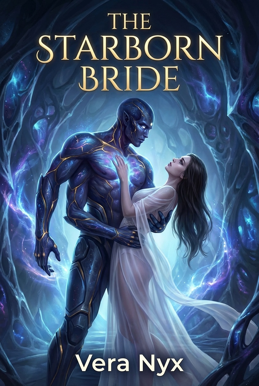 The Starborn Bride: Dark Cosmic Deity Sacrifice Romance with Chained Offering, Telepathic Claiming, and Explicit Sci-Fi Divine Possession Erotica cover