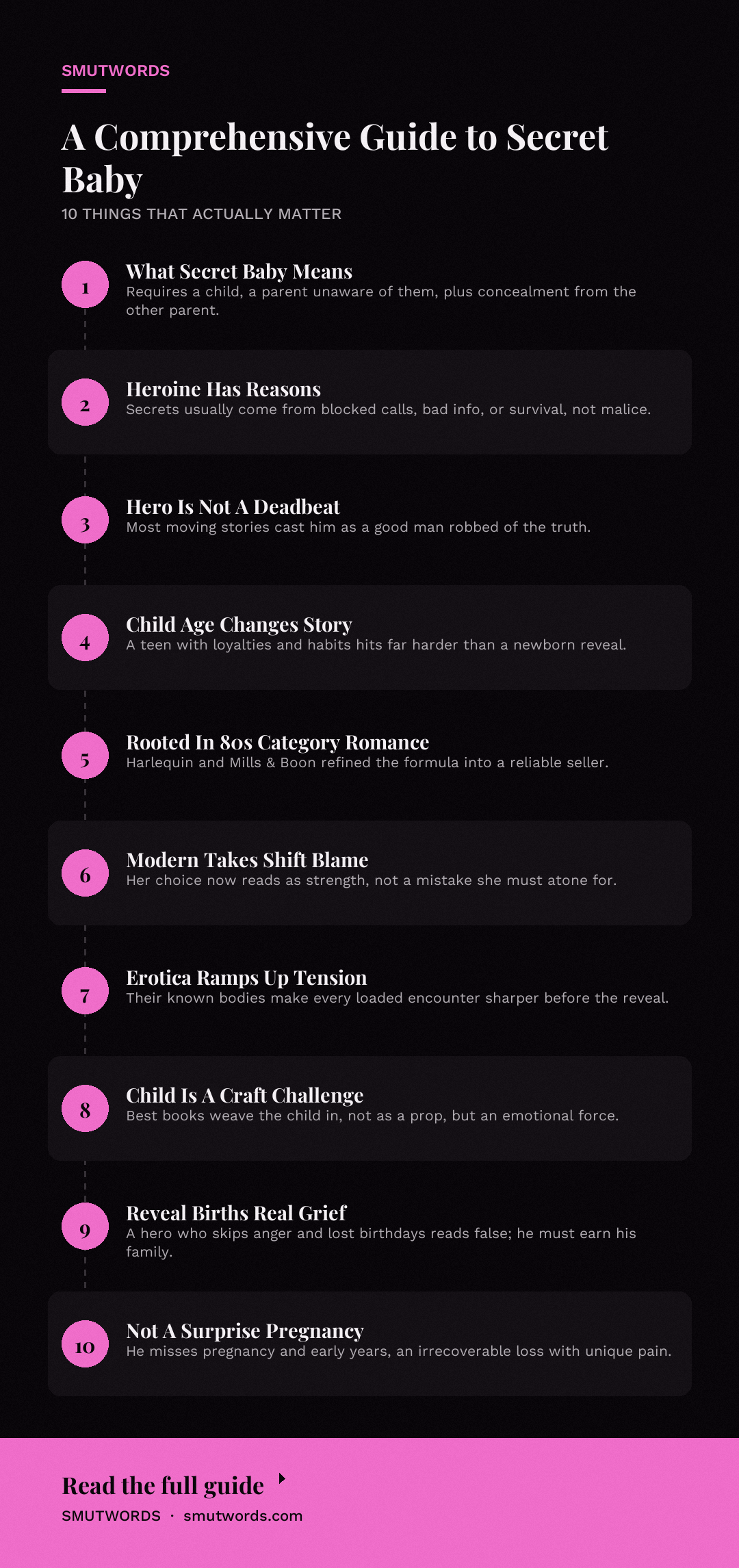 A Comprehensive Guide to Secret Baby: key takeaways