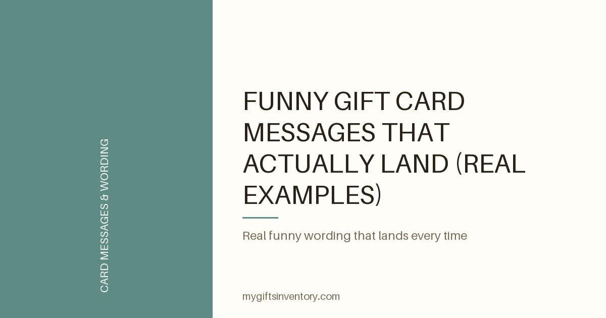 Funny Gift Card Messages That Actually Land (Real Examples)