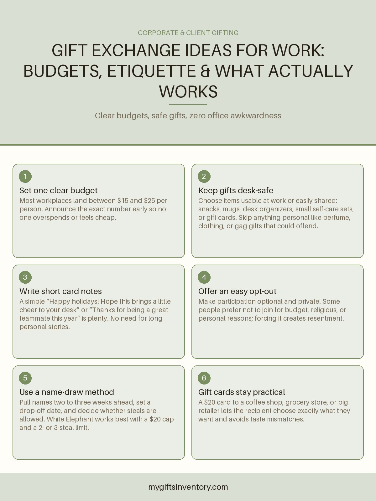 Gift Exchange Ideas for Work: Budgets, Etiquette & What Actually Works