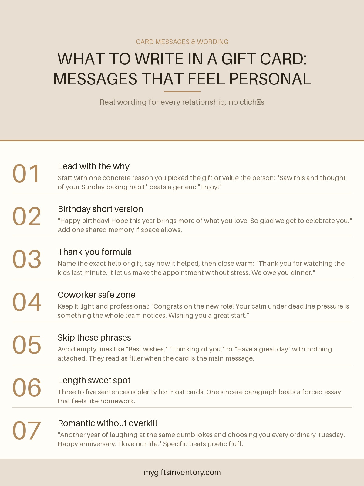 What to Write in a Gift Card: Messages That Feel Personal