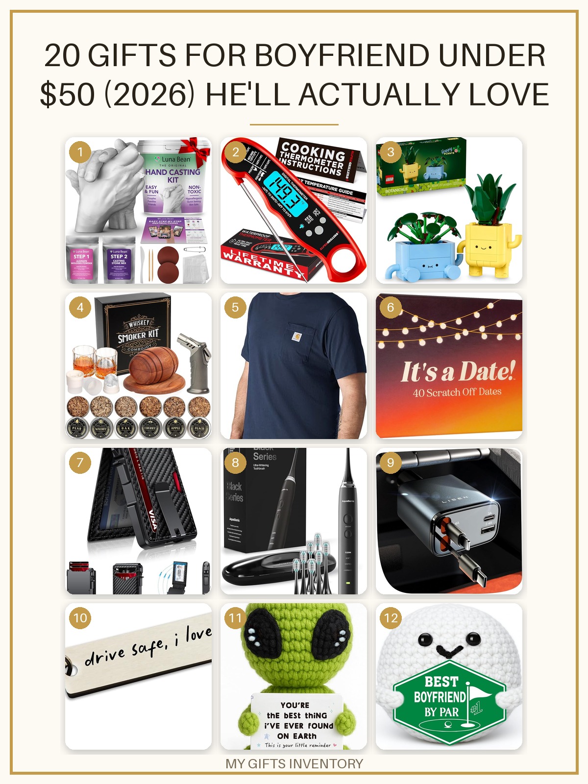 20 Gifts for Boyfriend Under $50 (2026) He'll Actually Love