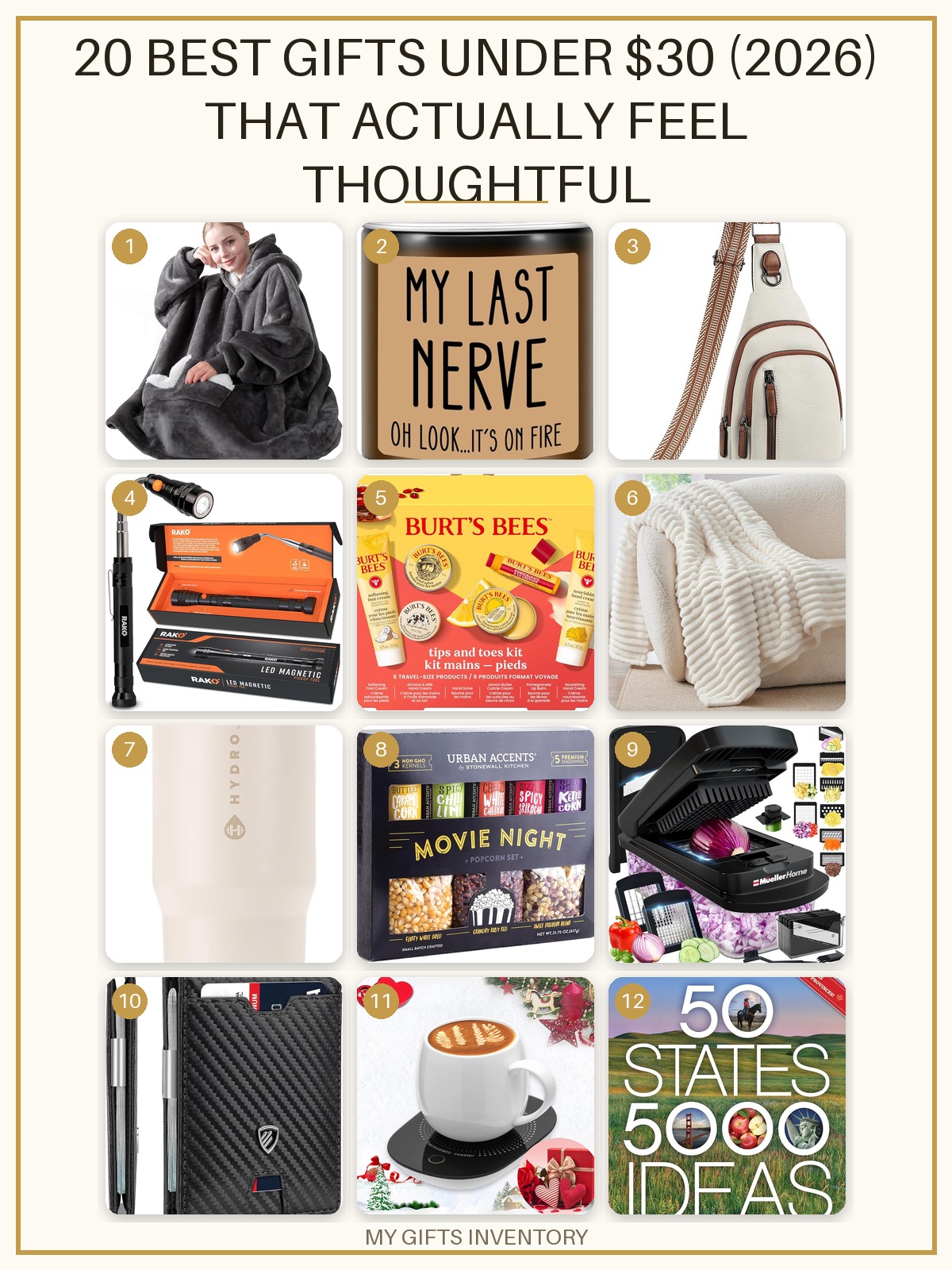 20 Best Gifts Under $30 (2026) That Actually Feel Thoughtful