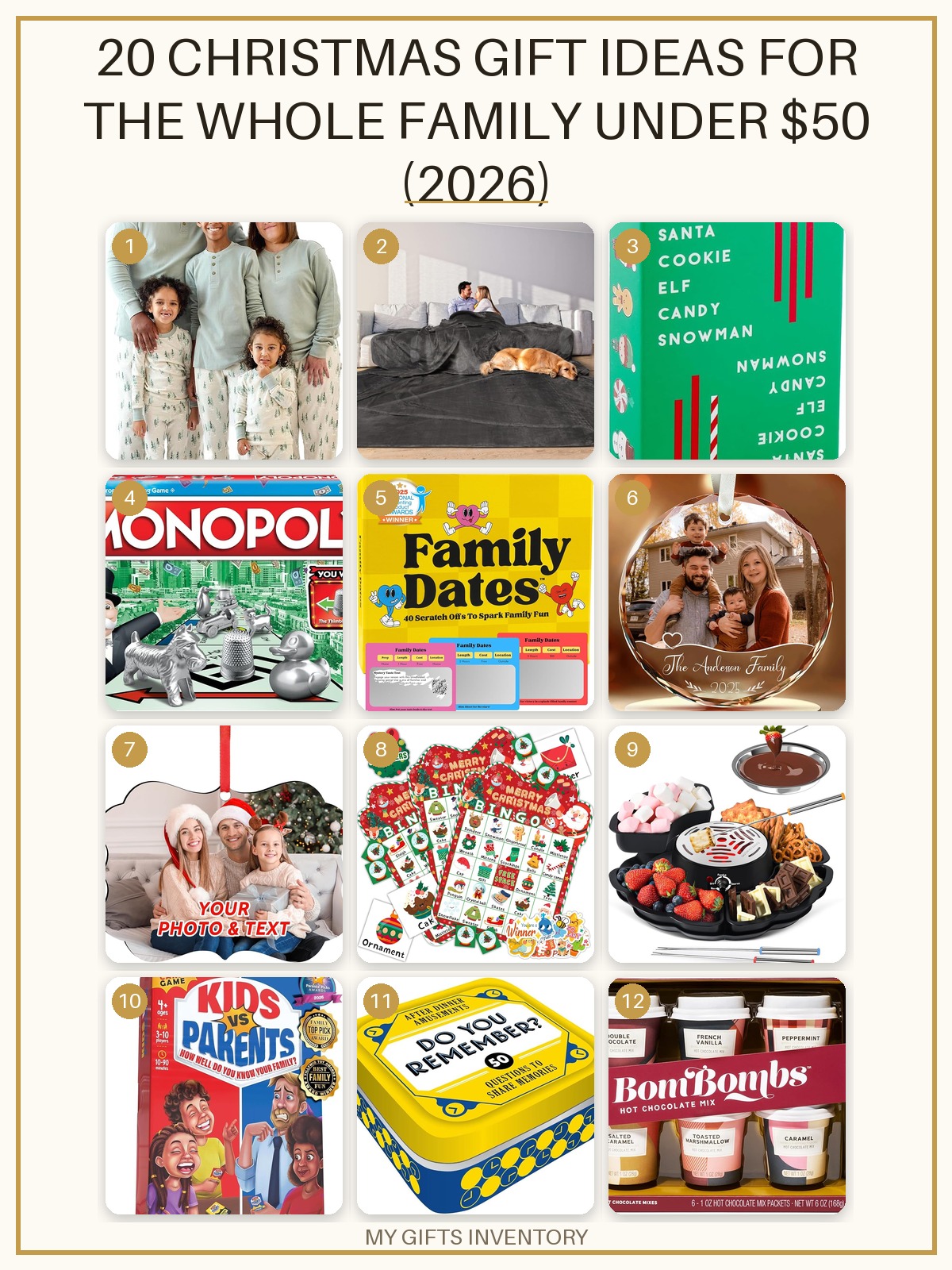 20 Christmas Gift Ideas for the Whole Family Under $50 (2026)