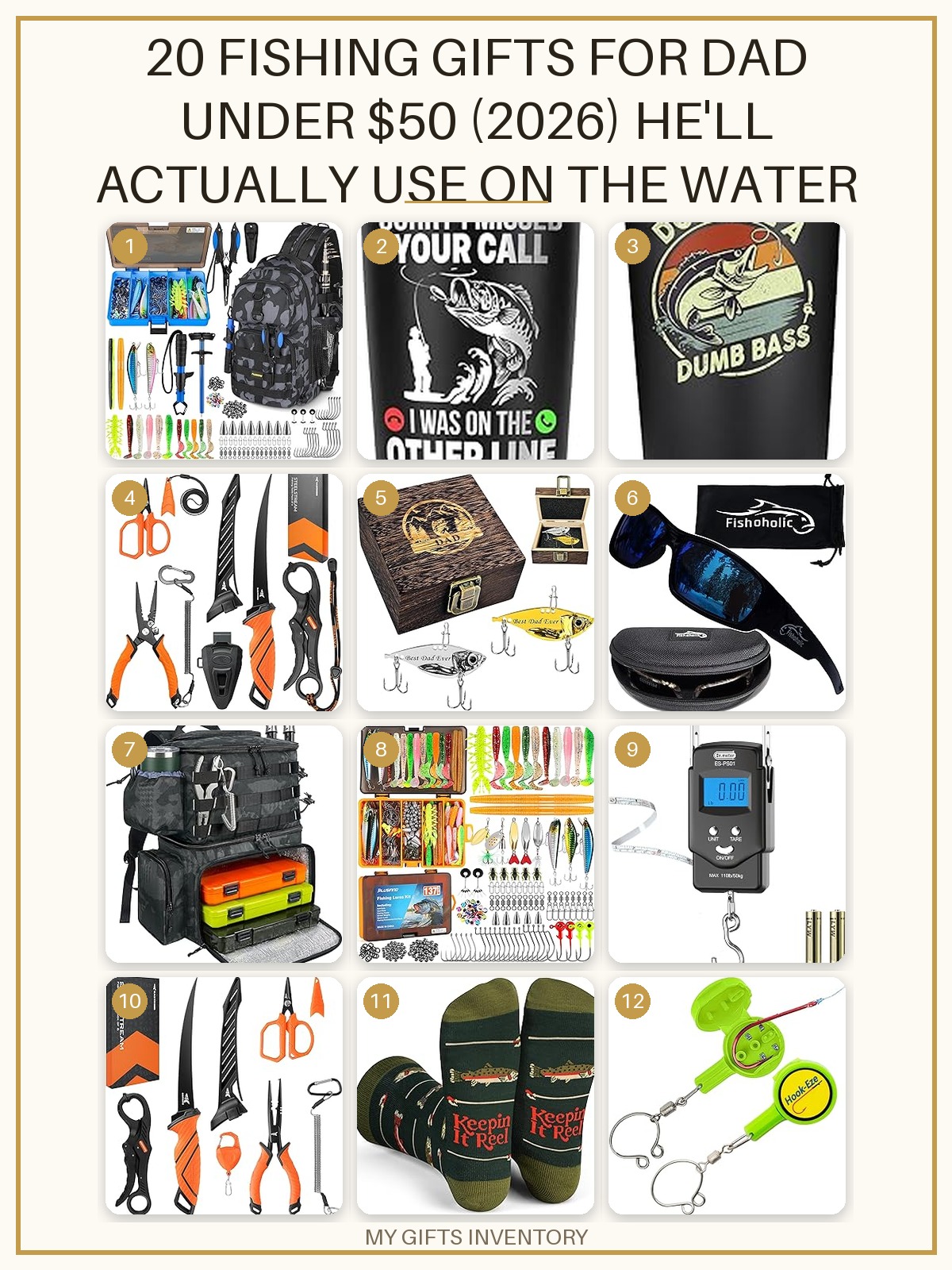 20 Fishing Gifts for Dad Under $50 (2026) He'll Actually Use on the Water