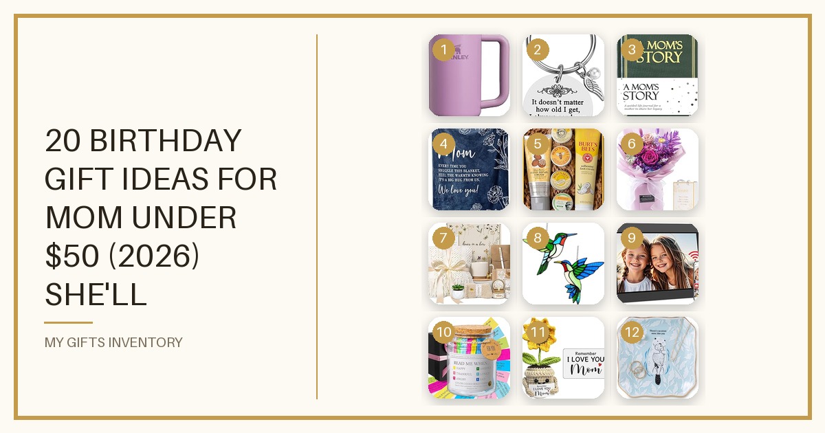 20 Birthday Gift Ideas for Mom Under $50 (2026) She'll Actually Use