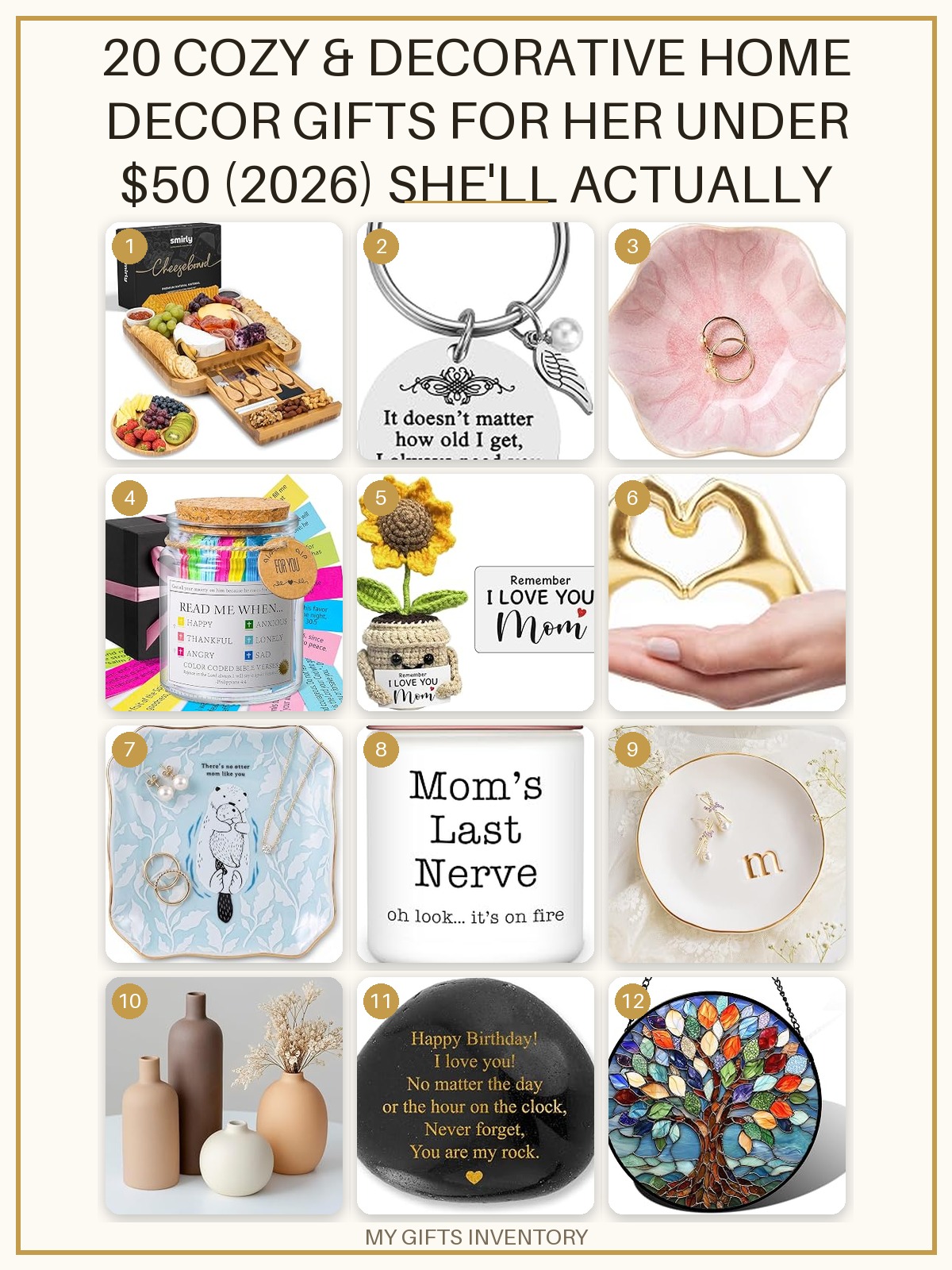 20 Cozy & Decorative Home Decor Gifts for Her Under $50 (2026) She'll Actually Keep