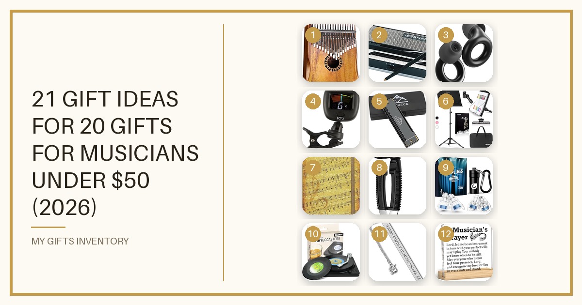 21 Gift Ideas for 20 Gifts for Musicians Under $50 (2026)