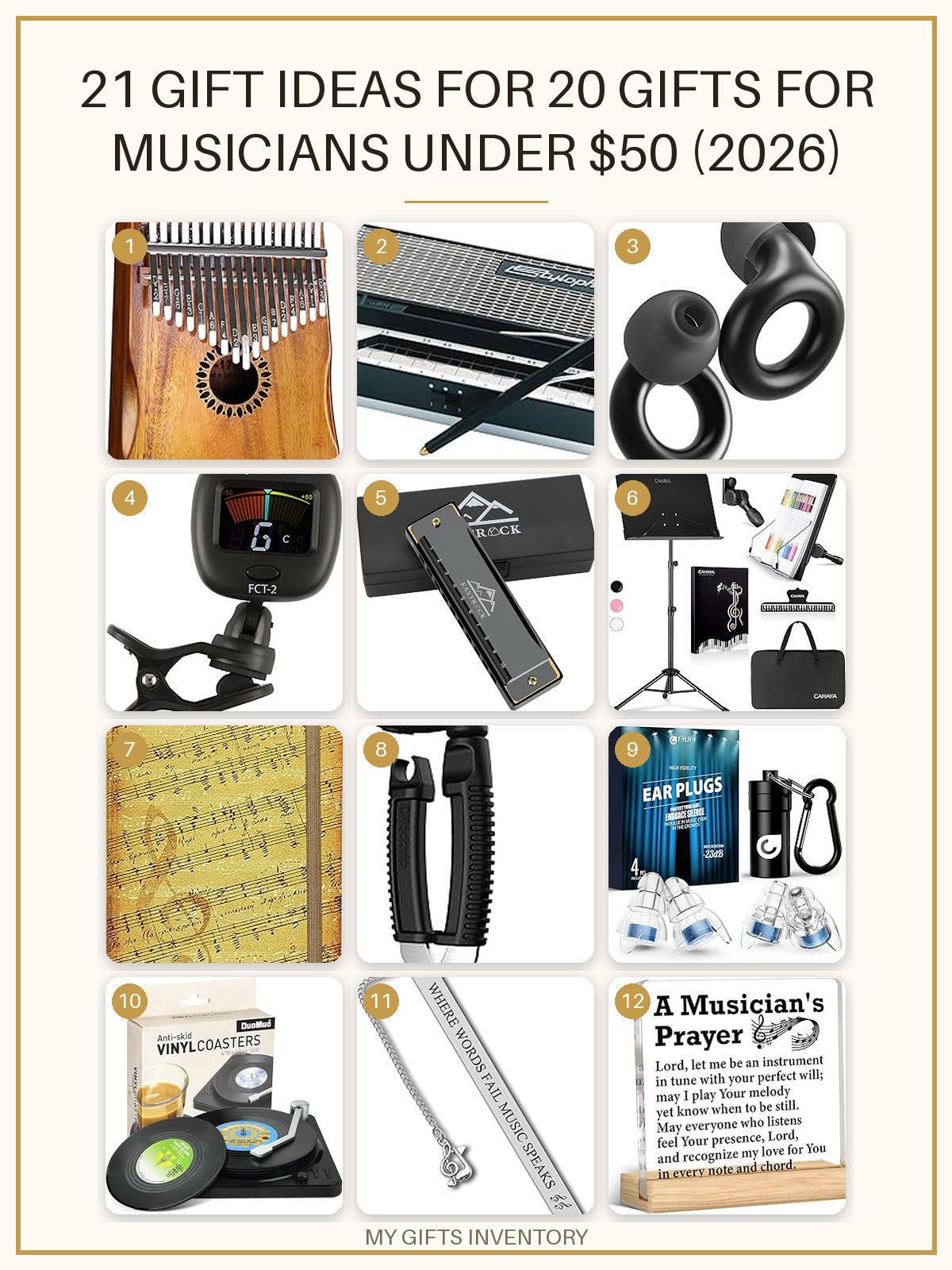 21 Gift Ideas for 20 Gifts for Musicians Under $50 (2026)