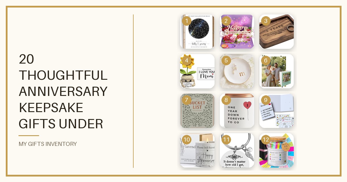 20 Thoughtful Anniversary Keepsake Gifts Under $75 (2026) They'll Treasure Forever