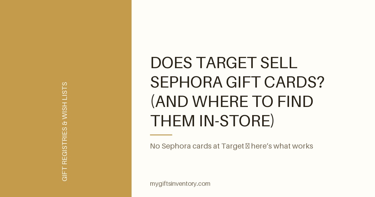 Does Target Sell Sephora Gift Cards? (And Where to Find Them In-Store)