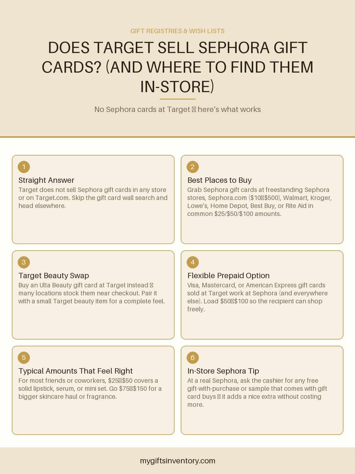 Does Target Sell Sephora Gift Cards? (And Where to Find Them In-Store)