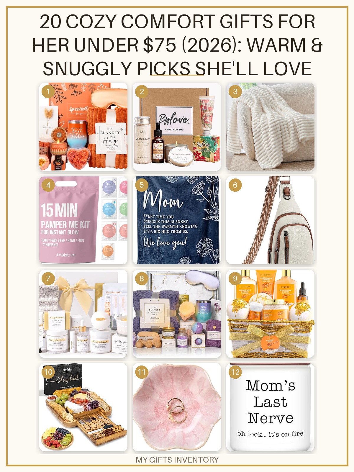 20 Cozy Comfort Gifts for Her Under $75 (2026): Warm & Snuggly Picks She'll Love