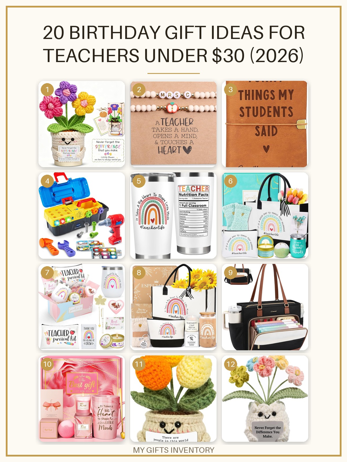 20 Birthday Gift Ideas for Teachers Under $30 (2026)