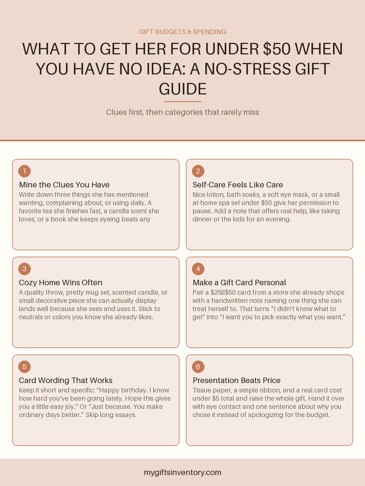 What to Get Her for Under $50 When You Have No Idea: A No-Stress Gift Guide
