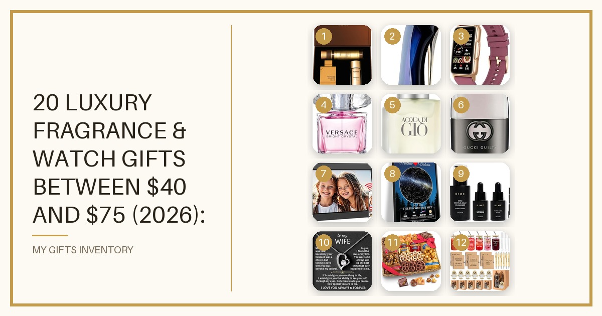 20 Luxury Fragrance & Watch Gifts Between $40 and $75 (2026): Affordable Splurge Picks They'll Love
