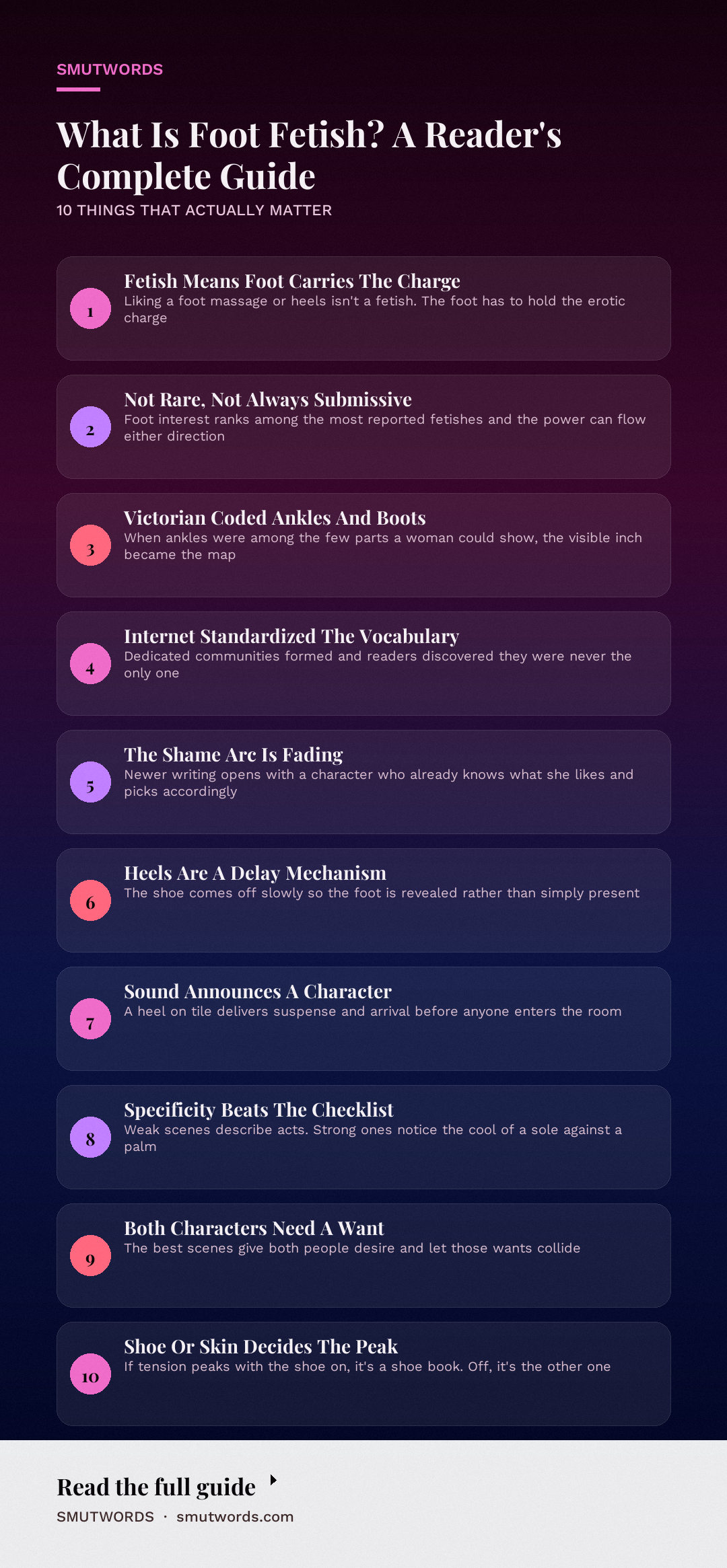 What Is Foot Fetish? A Reader's Complete Guide: key takeaways
