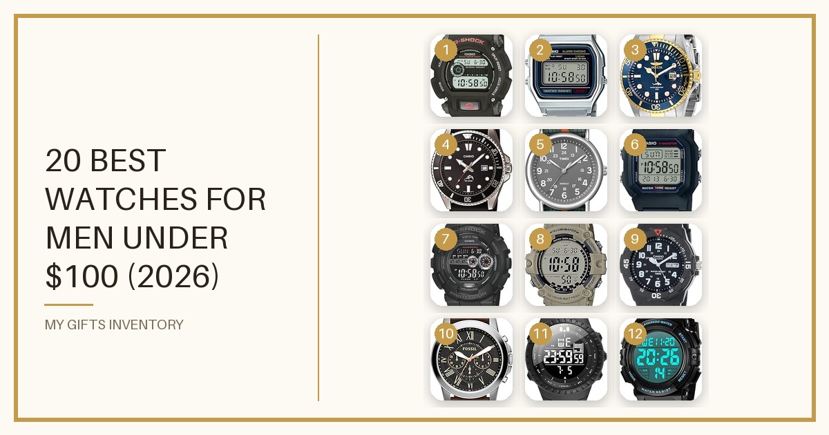 20 Best Watches for Men Under $100 (2026)