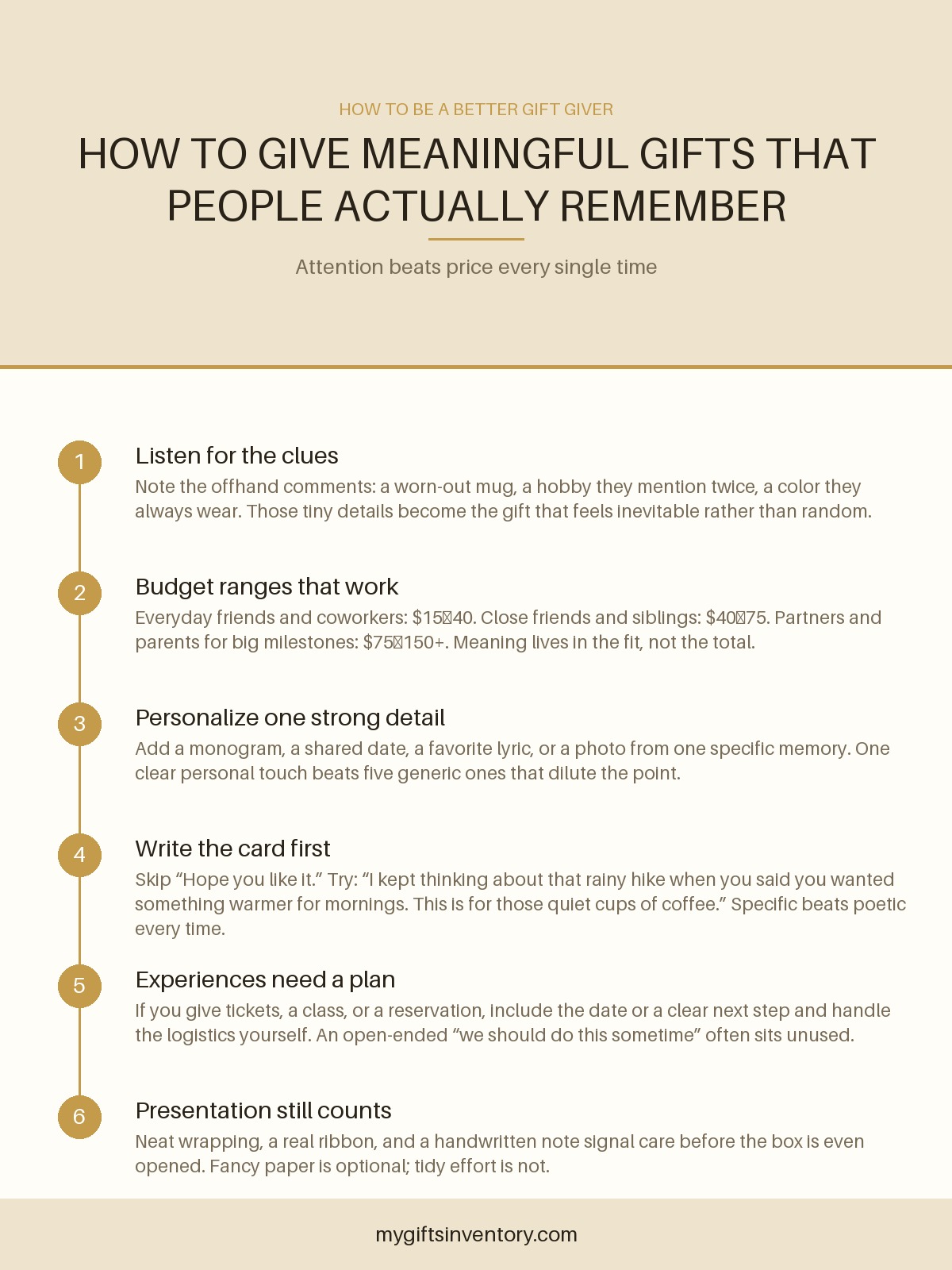 How to Give Meaningful Gifts That People Actually Remember