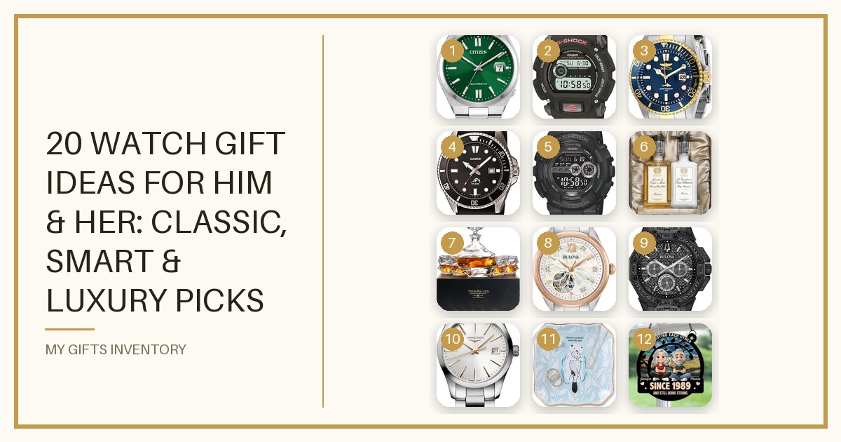 20 Watch Gift Ideas for Him & Her: Classic, Smart & Luxury Picks (2026)