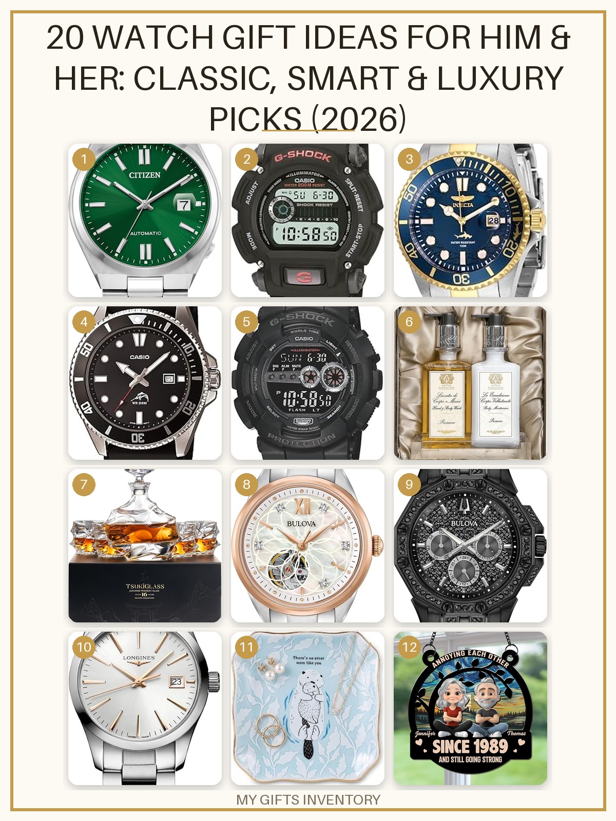 20 Watch Gift Ideas for Him & Her: Classic, Smart & Luxury Picks (2026)