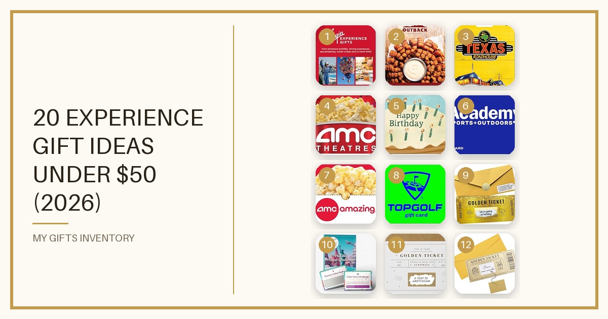 20 Experience Gift Ideas Under $50 (2026)