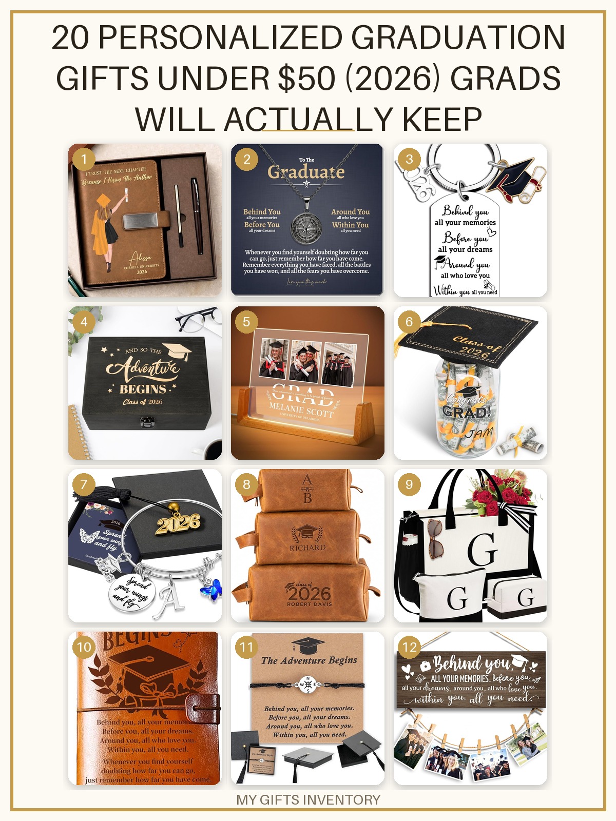 20 Personalized Graduation Gifts Under $50 (2026) Grads Will Actually Keep