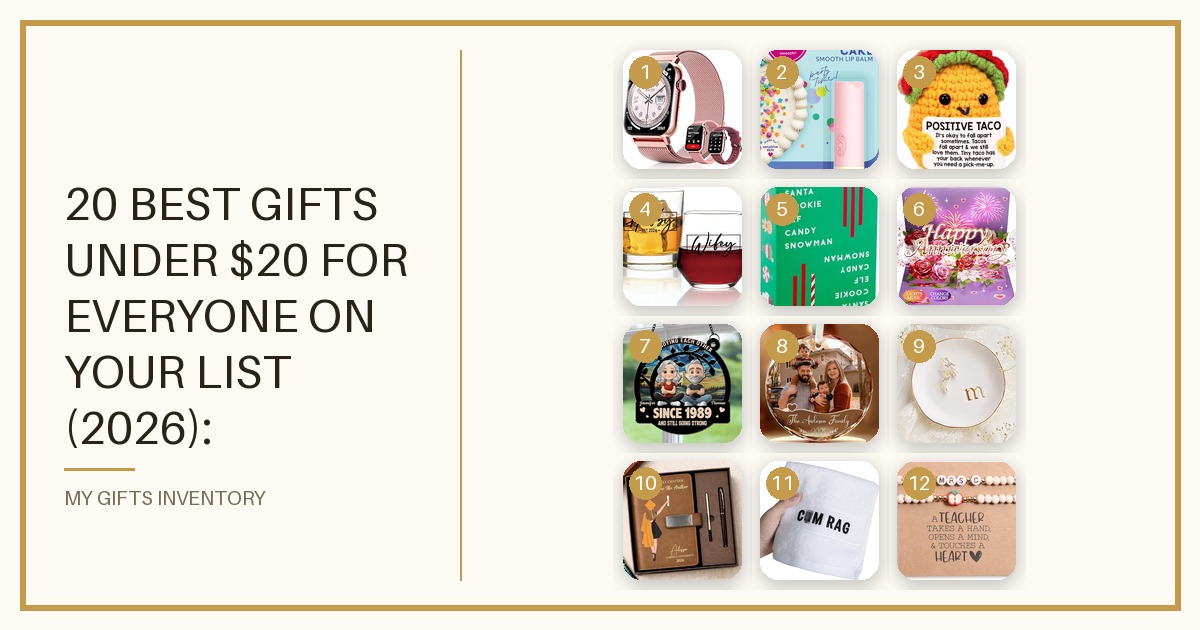 20 Best Gifts Under $20 for Everyone on Your List (2026): Thoughtful Picks That Don't Feel Cheap