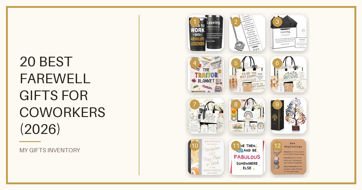 20 Best Farewell Gifts for Coworkers (2026)