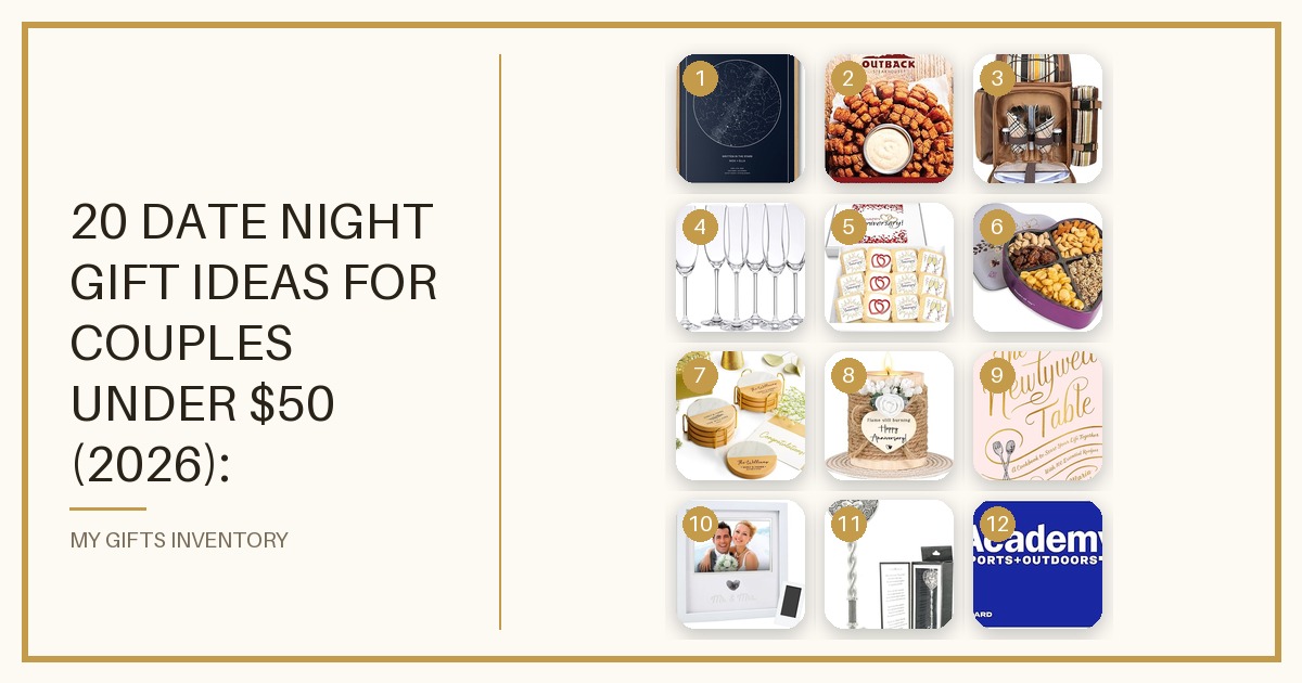 20 Date Night Gift Ideas for Couples Under $50 (2026): Romantic At-Home & Night-Out Picks