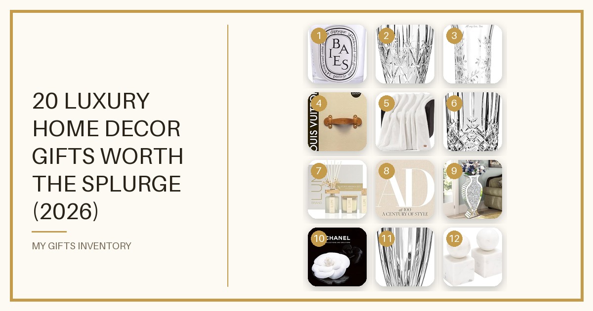 20 Luxury Home Decor Gifts Worth the Splurge (2026)