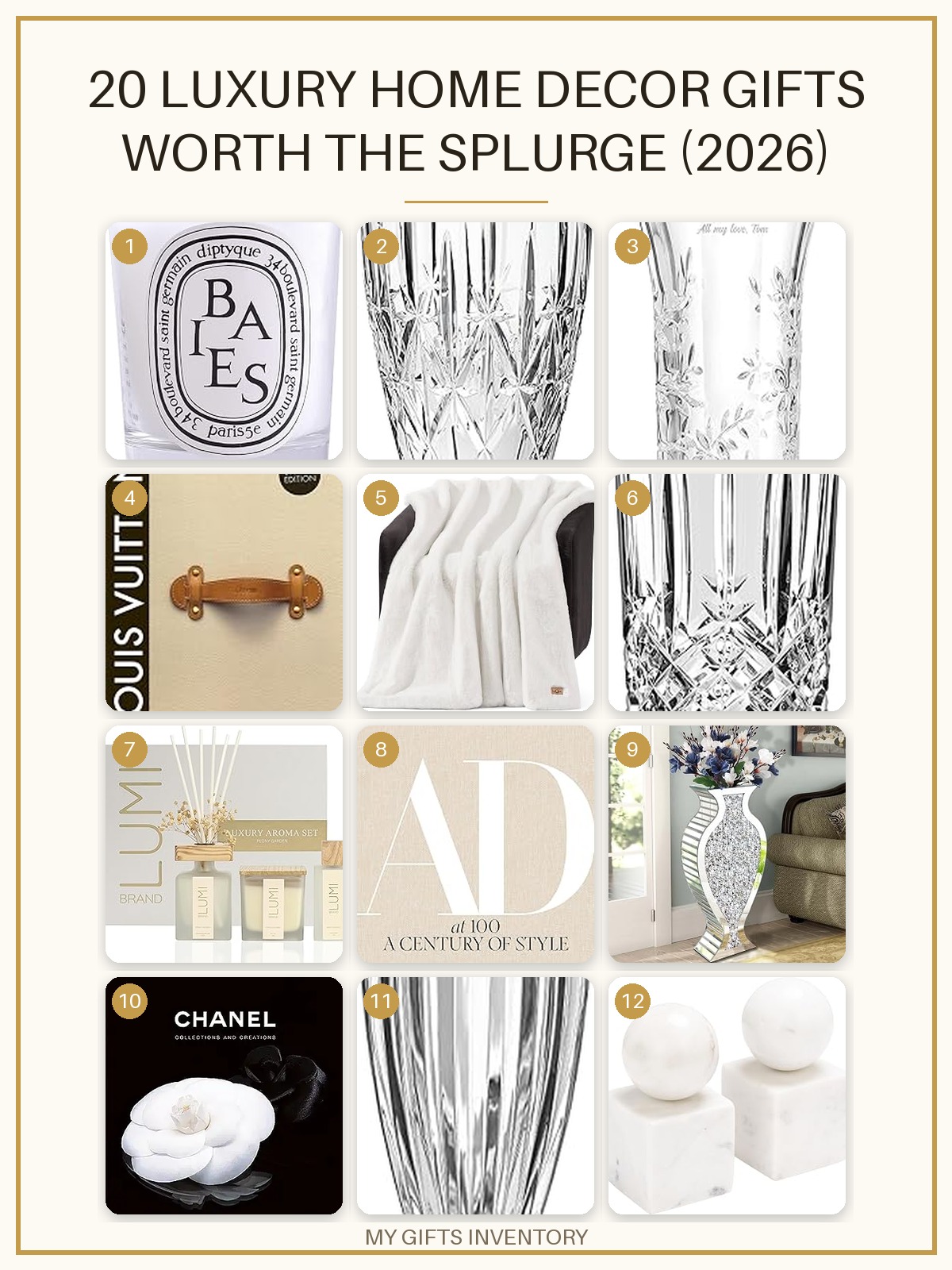 20 Luxury Home Decor Gifts Worth the Splurge (2026)