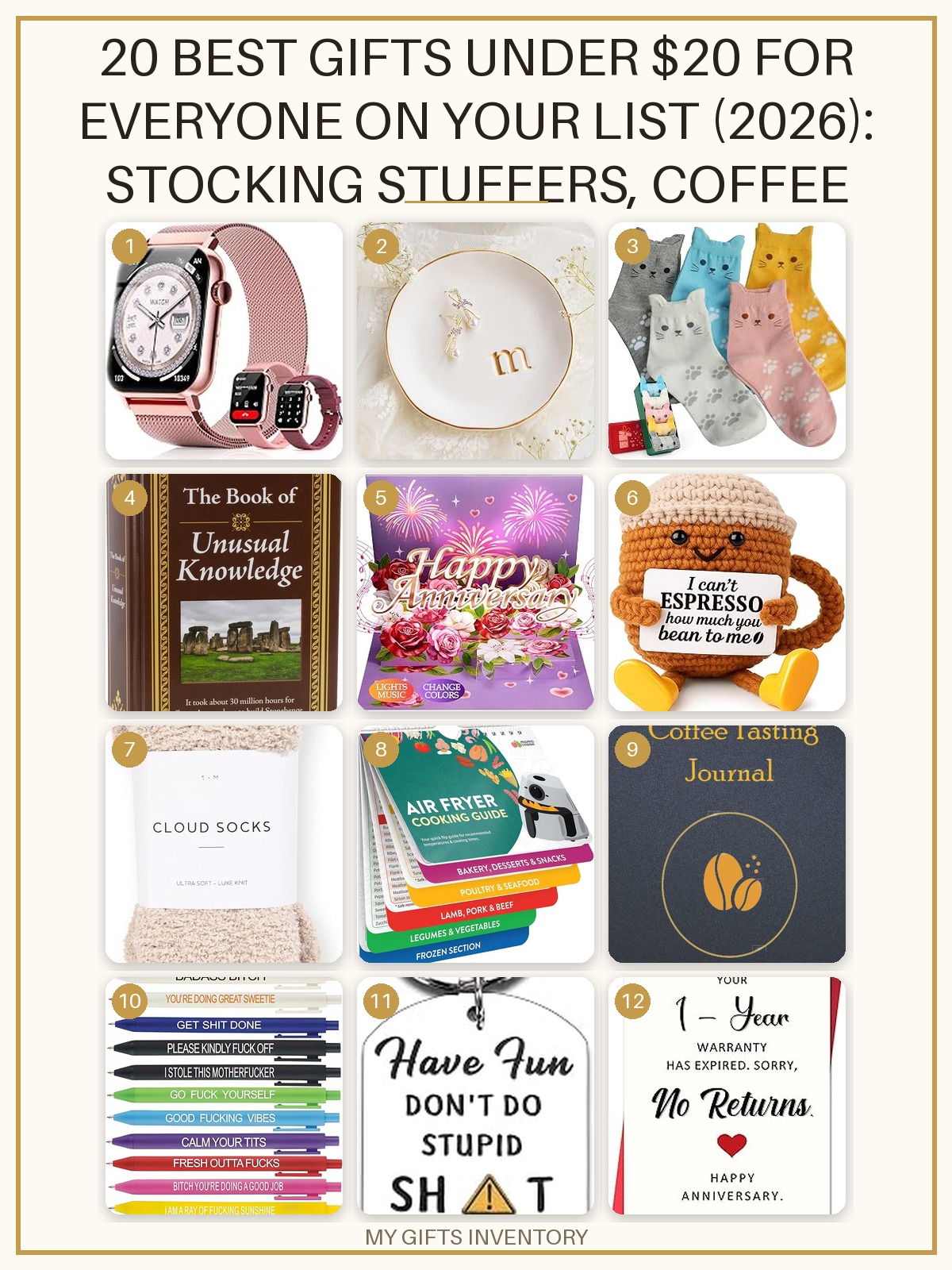 20 Best Gifts Under $20 for Everyone on Your List (2026): Stocking Stuffers, Coffee Lovers & Cozy Picks That Don't Feel Cheap